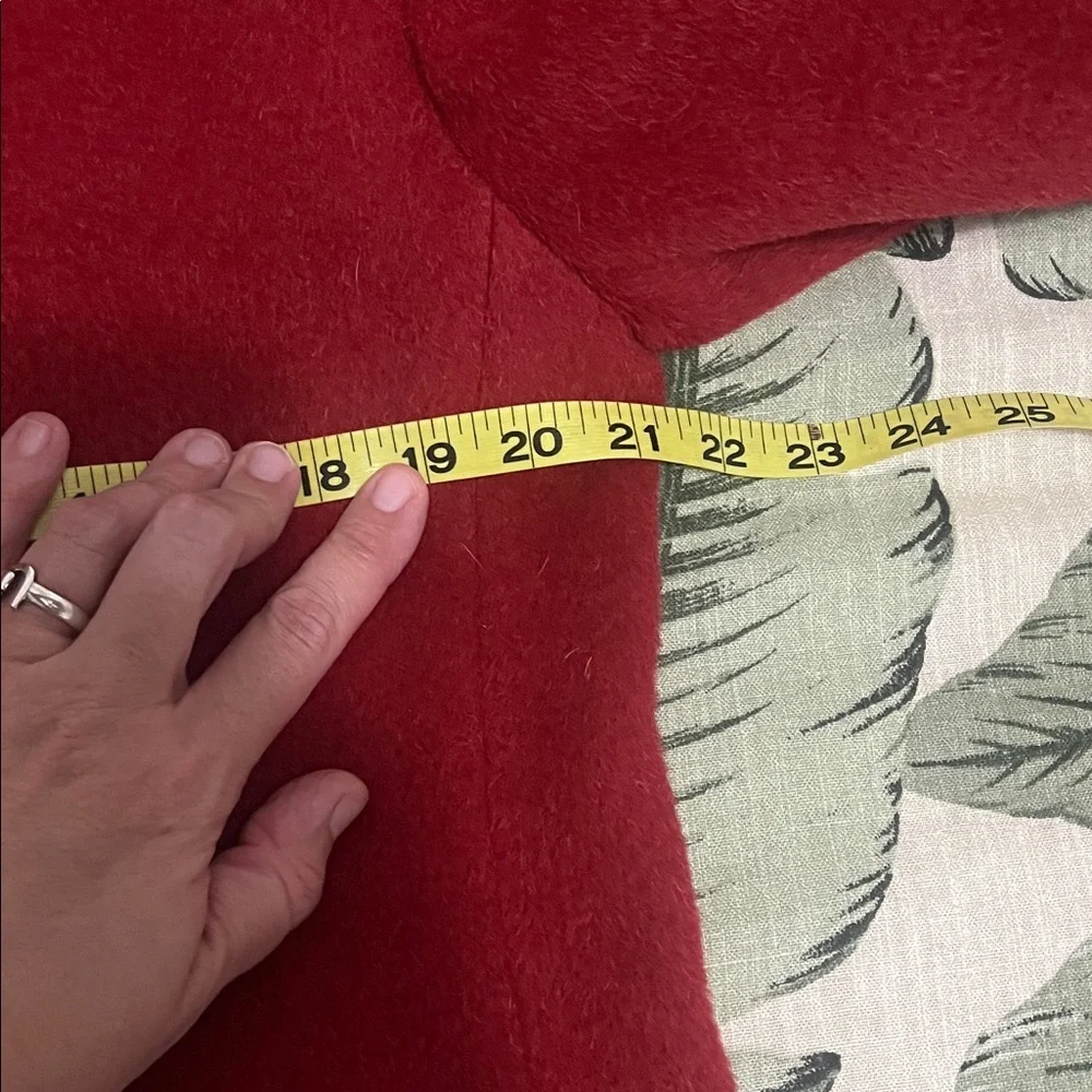 Vintage Harve Benard  by Benard Holtzman Women's Burgundy Pea Coat PERFECT - Picture 11 of 11